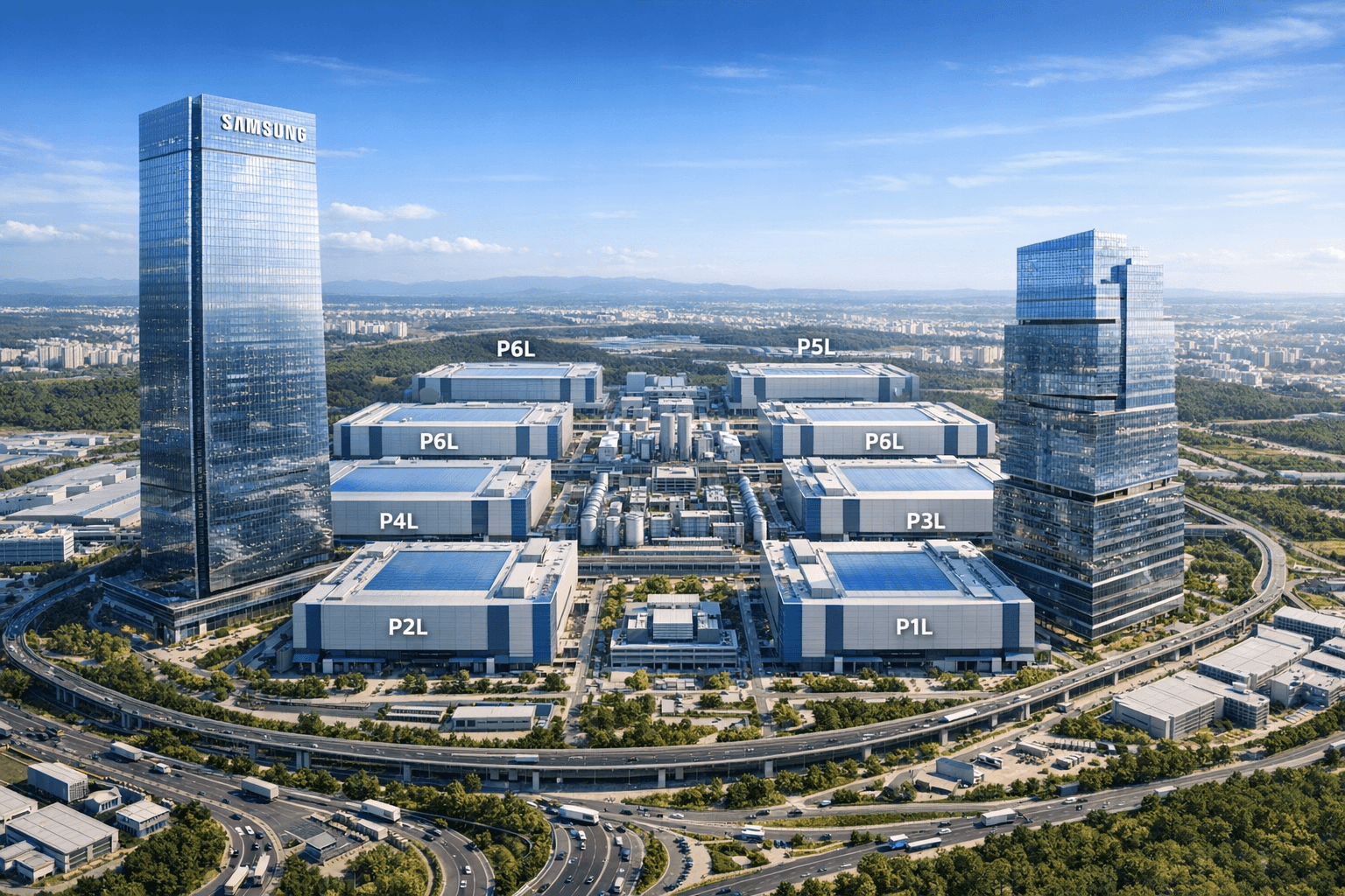 삼성전자 평택캠퍼스 미래조감도
